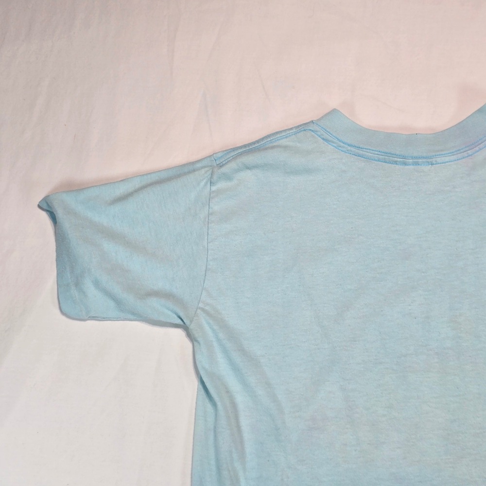 Vintage Super Shirts Oregon Yacht Club T-Shirt Mens Medium Blue Made in USA 80s - Picture 14 of 16